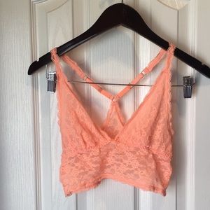 Lace racerback bralette